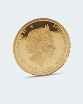Goldmünze Gold Coin Card Rehkitz 2021