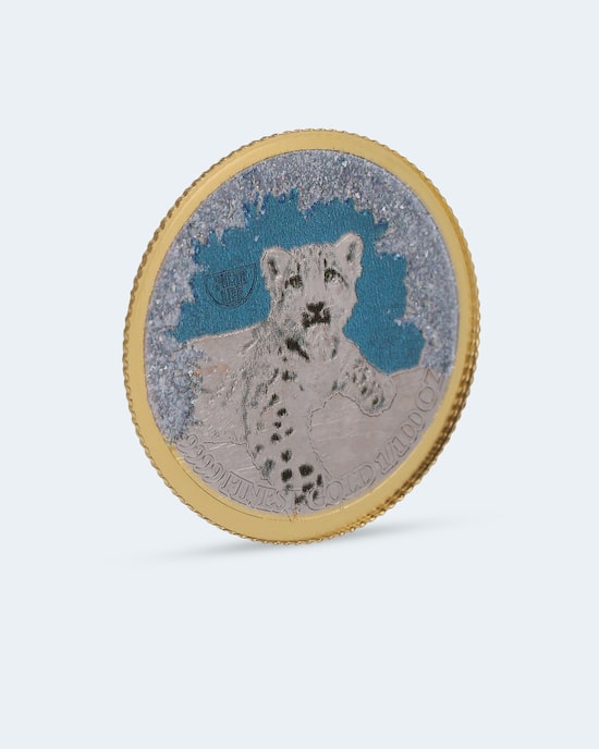 Produktabbildung für Polar Life Münze Schneeleopard