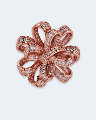 Brosche mit Zirkonia