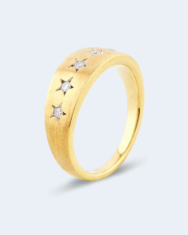 Diamantring 0,10 ct