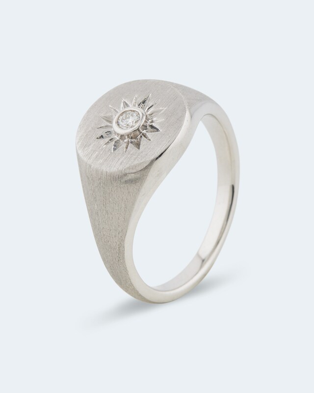 Diamantring 0,05 ct