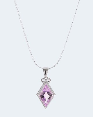 Anhänger mit Amethyst und Zirkon