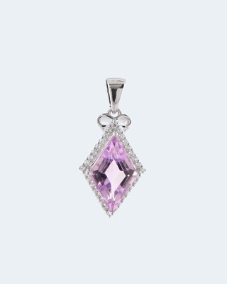 Anhänger mit Amethyst und Zirkon