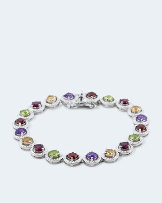 Armband mit Edelstein-Mix