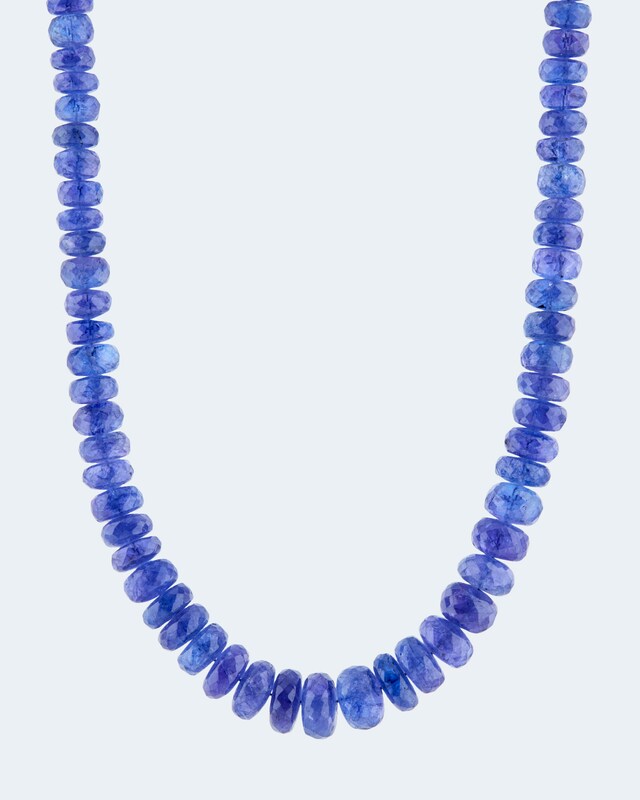 Collier mit Tansanit AAAA
