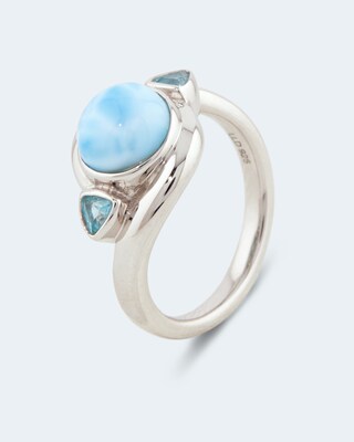Ring mit Larimar & Apatit