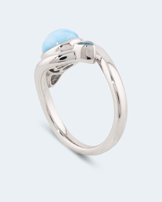 Ring mit Larimar & Apatit