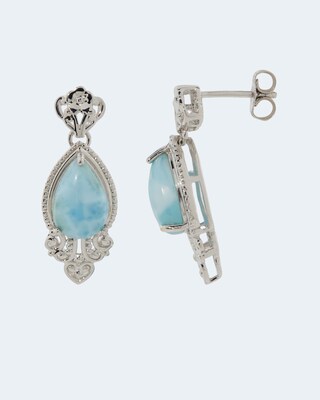 Ohrstecker mit Larimar