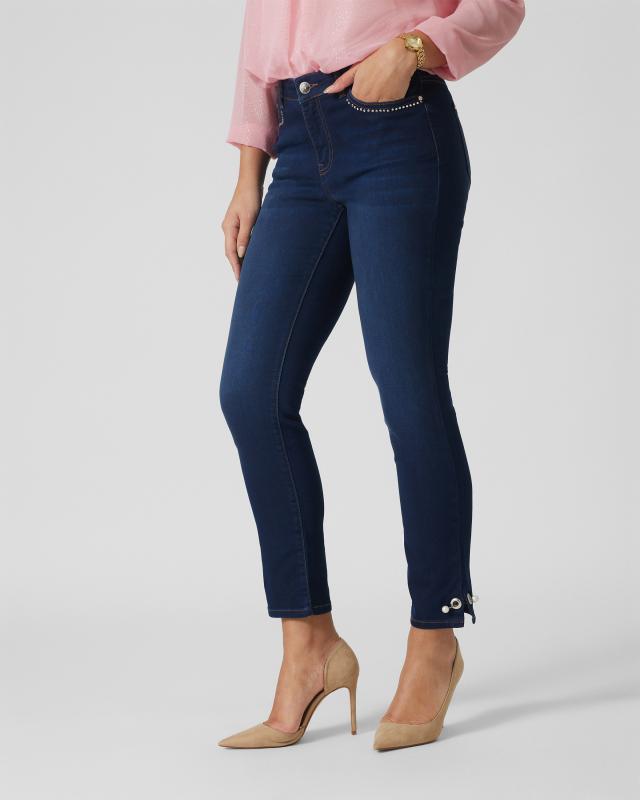 5-Pocket-Jeans mit Schmuckdetails