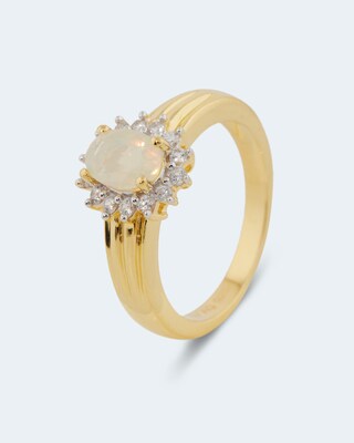 Ring mit Äthiopischem Opal