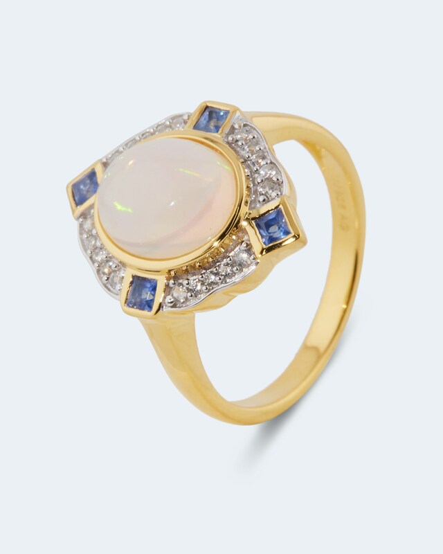 Ring mit Äthiopischem Opal