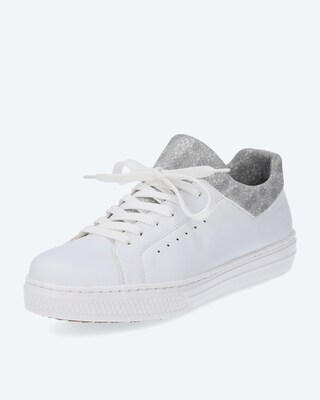 Sneaker mit verziertem Schaftrand