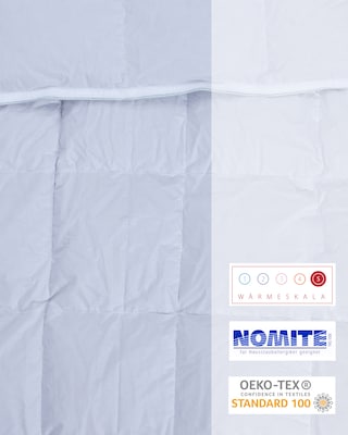Produktabbildung 3 für Eiderdaunendecke recycelt, warm
