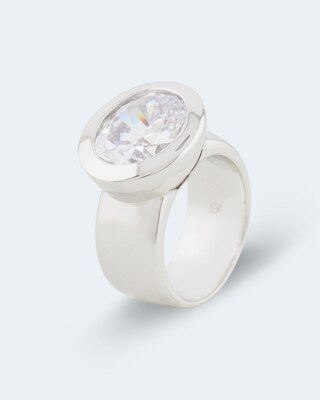 Ring mit Zirkonia