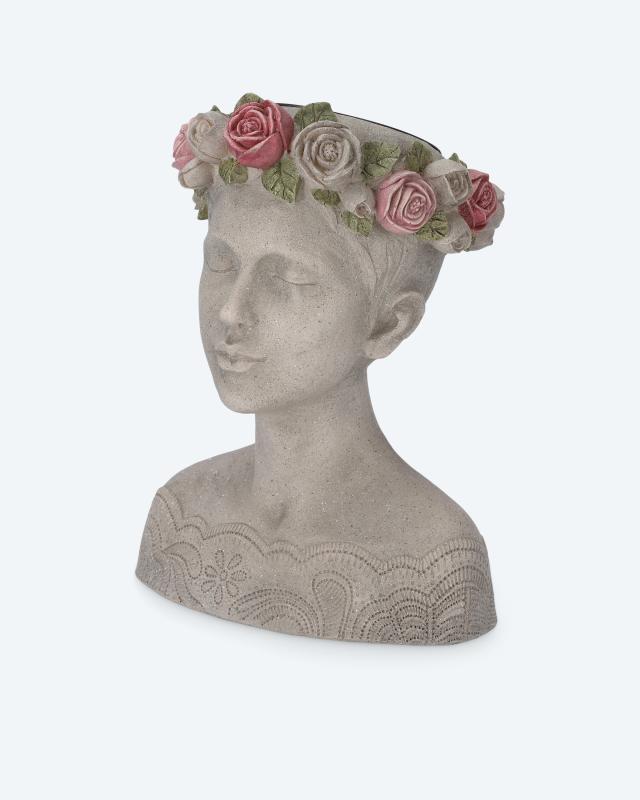 Skulptur-Blumentopf "Kopf"