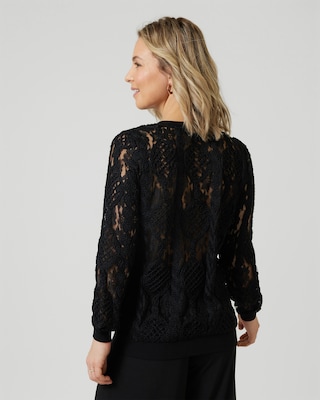 Produktabbildung 3 für Pullover mit Mesh-Verzierung