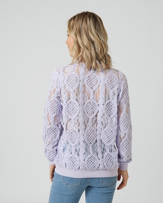 Produktabbildung 9 für Pullover mit Mesh-Verzierung