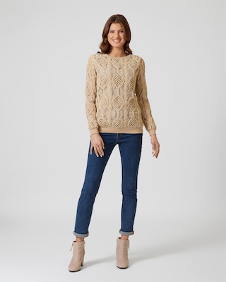 Produktabbildung 24 für Pullover mit Mesh-Verzierung