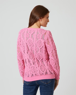 Produktabbildung 20 für Pullover mit Mesh-Verzierung