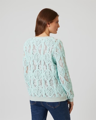 Produktabbildung 18 für Pullover mit Mesh-Verzierung