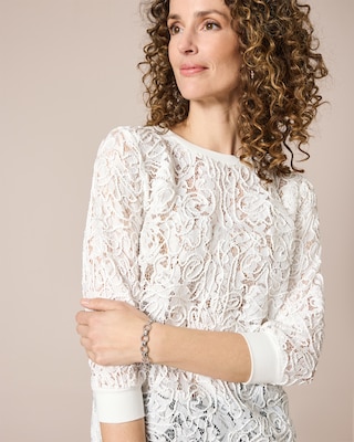 Produktabbildung 12 für Pullover mit Mesh-Verzierung