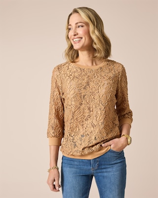 Produktabbildung 4 für Pullover mit Mesh-Verzierung