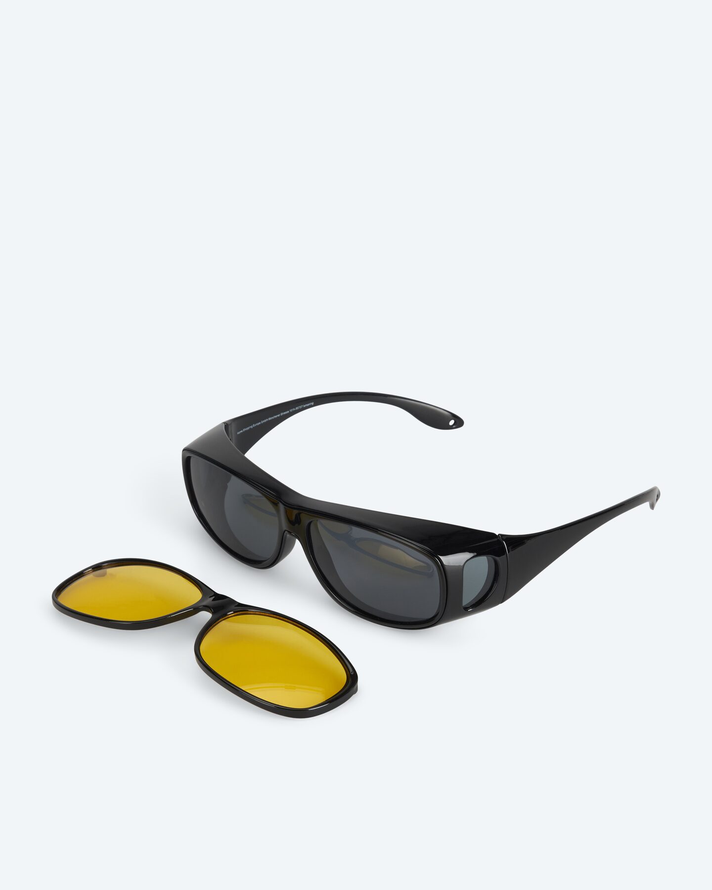 Produktabbildung für Sonnenüberbrille mit 2 Rahmen