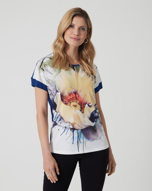 Produktabbildung für Shirt mit Blütendruck