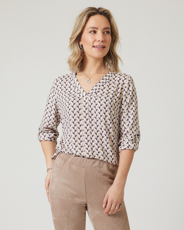 Bluse "Thea" mit Grafik-Print