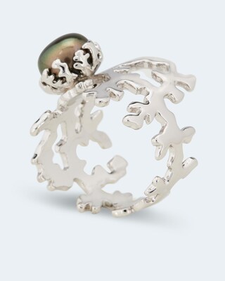 Ring mit Süßwasserzuchtperle 8 mm