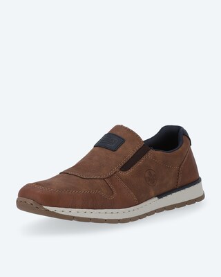 Herren-Slipper in Leder-Optik