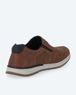 Herren-Slipper in Leder-Optik