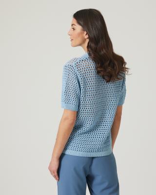 Crochet-Poloshirt