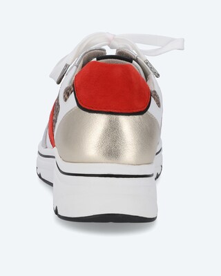 Sneaker mit Metallic- & Animal-Details