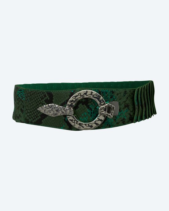 Produktabbildung für Stretchgürtel mit Snakeprint
