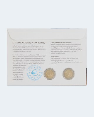 Doppel-Numisbrief Vatikan/San Marino 2020
