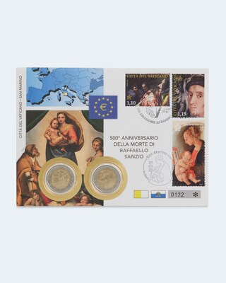 Doppel-Numisbrief Vatikan/San Marino 2020