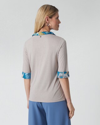 Shirt im Polo-Stil