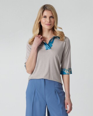 Shirt im Polo-Stil