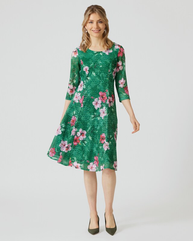 A-Linienkleid mit Spitze