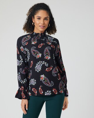 Bluse mit Paisleymuster