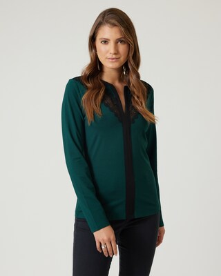 Shirt mit Spitze