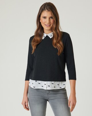 Shirt in Layer-Optik