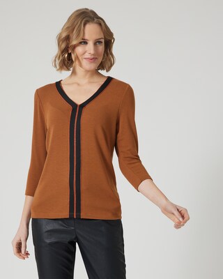 Pullover mit Zierstreifen
