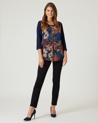 Blusen-Shirt in Crepe-Optik