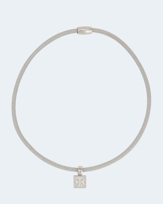 Produktabbildung für Flechtcollier mit Zirkonia
