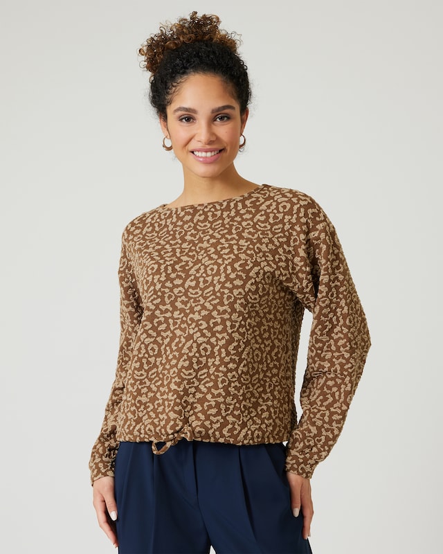 Shirt mit Allover-Print