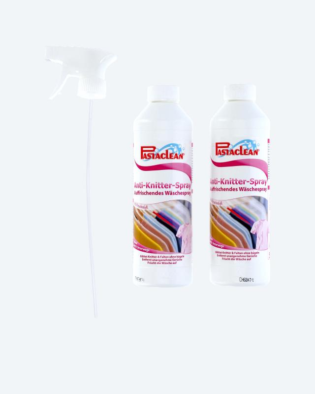 Produktabbildung für Anti-Knitter-Spray 2x 500 ml + Sprühkopf