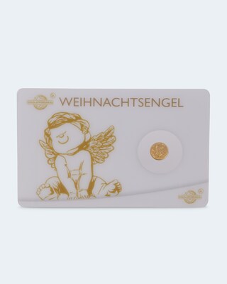 Goldmünze Weihnachtsengel 2021