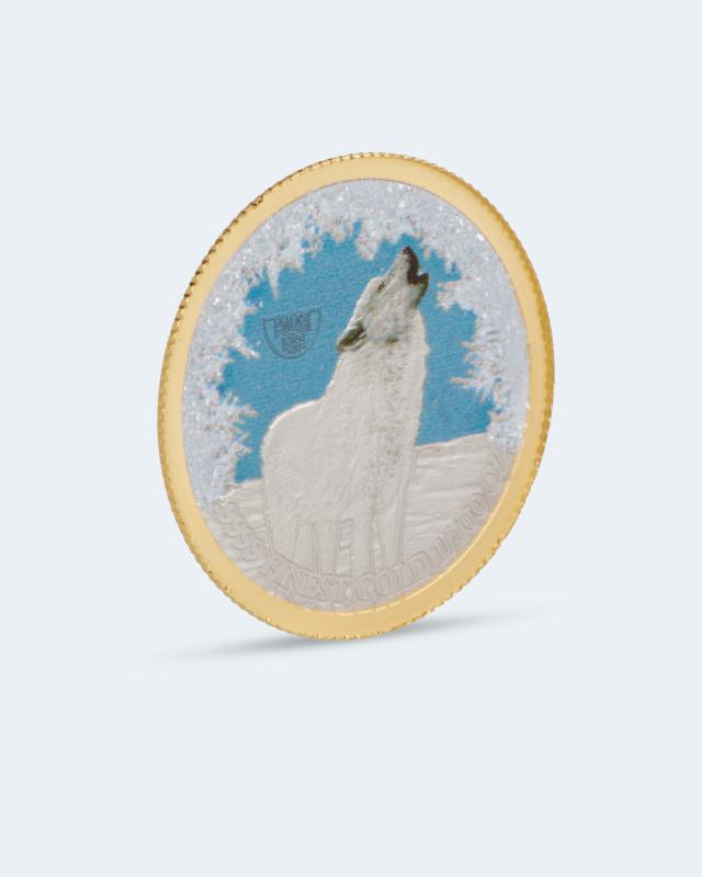Produktabbildung für Polar Life Münze Polarwolf